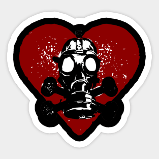 Haunted World of CW Toxic Heart Revolution Girl Logo Sticker